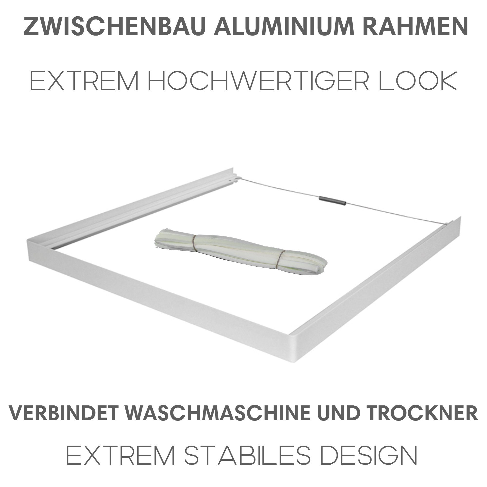 TronicXL Zwischenbaurahmen Trockner und Waschmaschine Universal Verbindung für Samsung Miele AEG