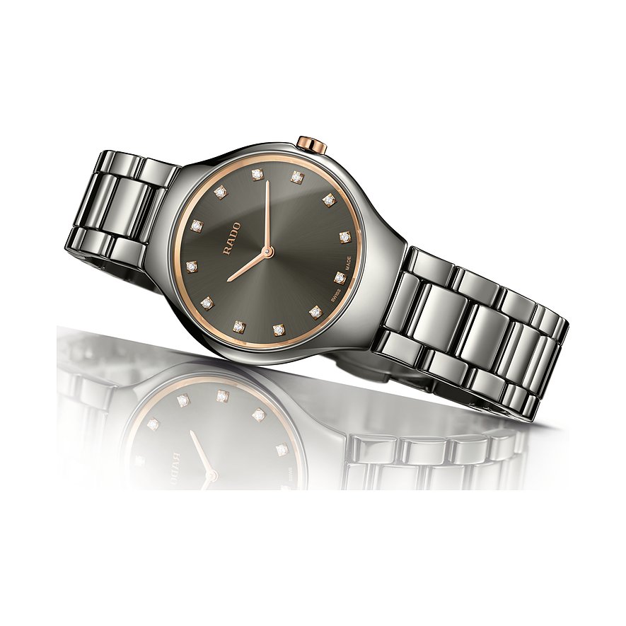 Rado Damenuhr True Thinline Diamonds