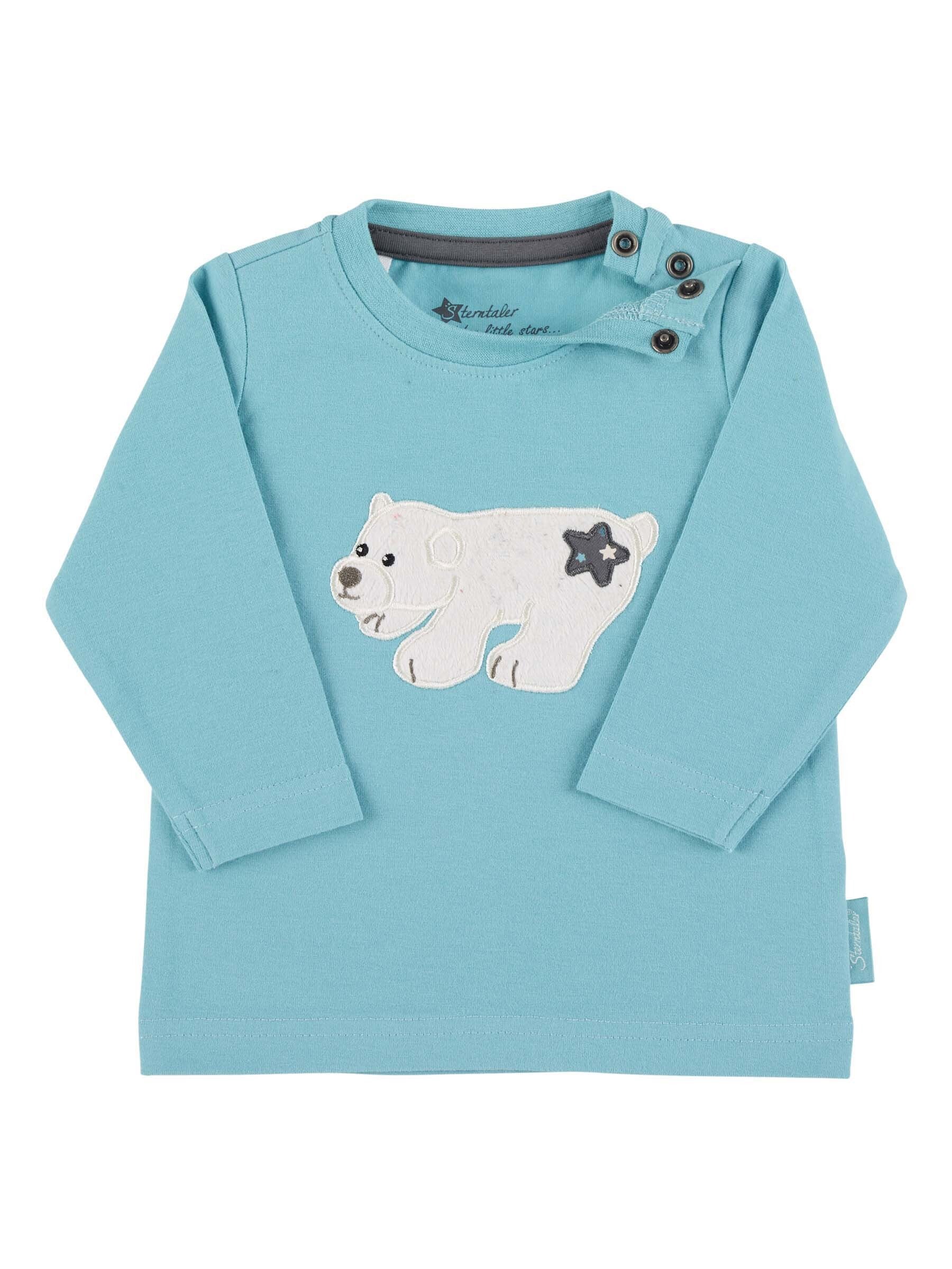 Baby-Set Langarm-Shirt u. Hose Design Eisbär Elia