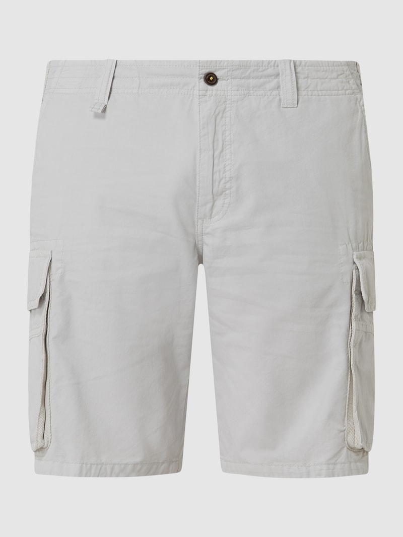 Shorts mit Cargotaschen in hellgrau