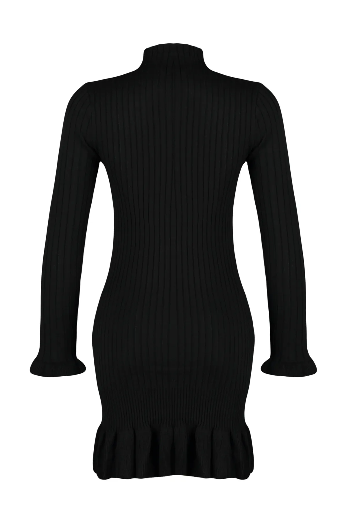 Trendyol Collection  Schwarzer, schlichter Mini-Stehkragen TWOAW24EL00468