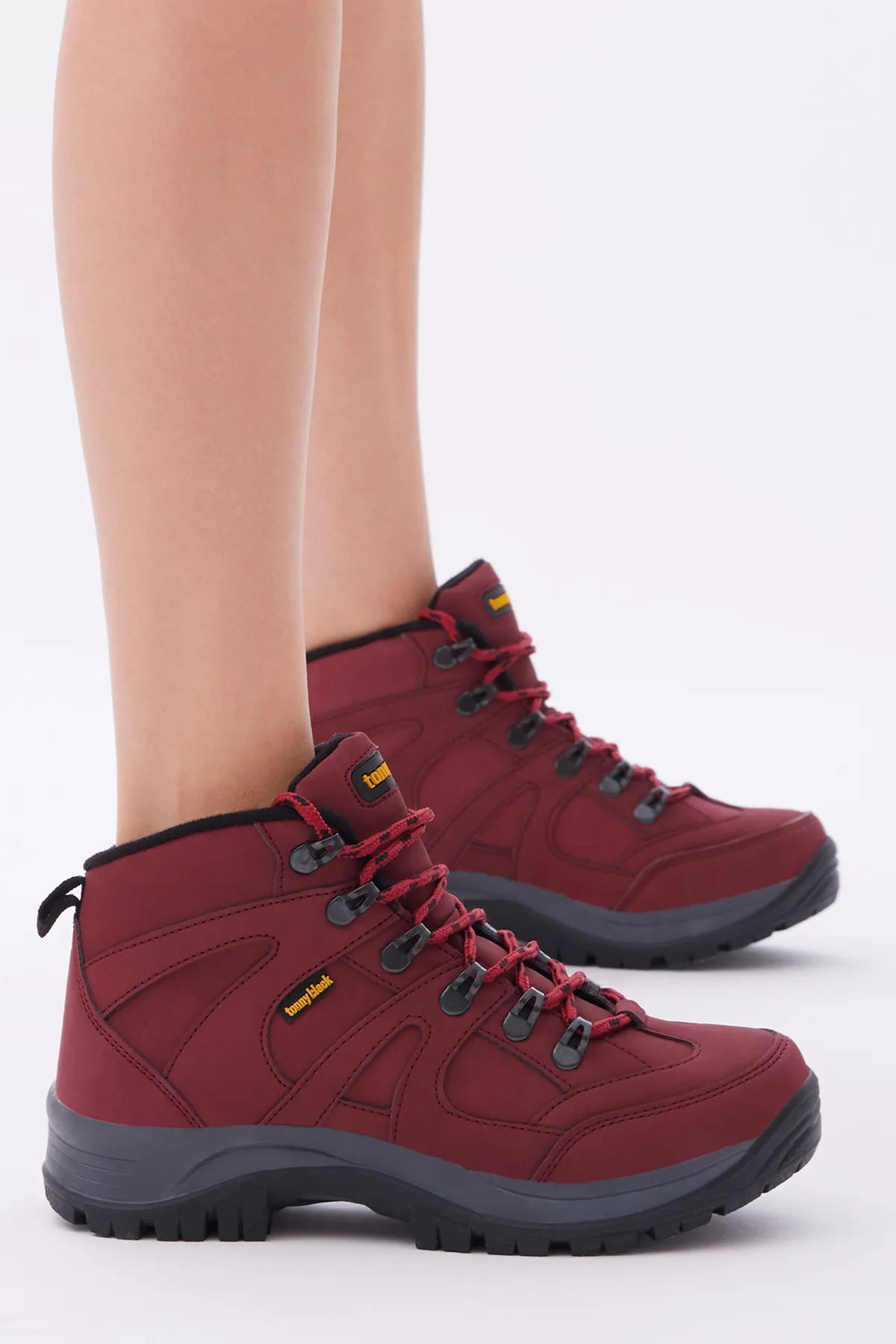 Tonny Black  Unisex Claret Red Trekkingstiefel V2rts