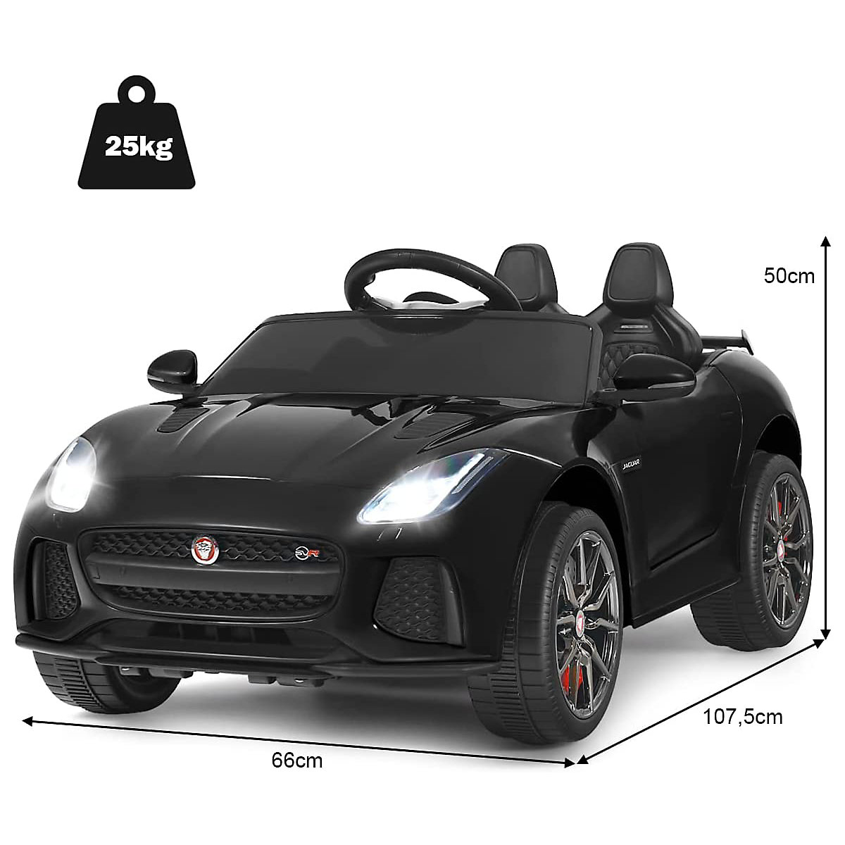 Elektroauto Jaguar mit Fernbedienung & Musik