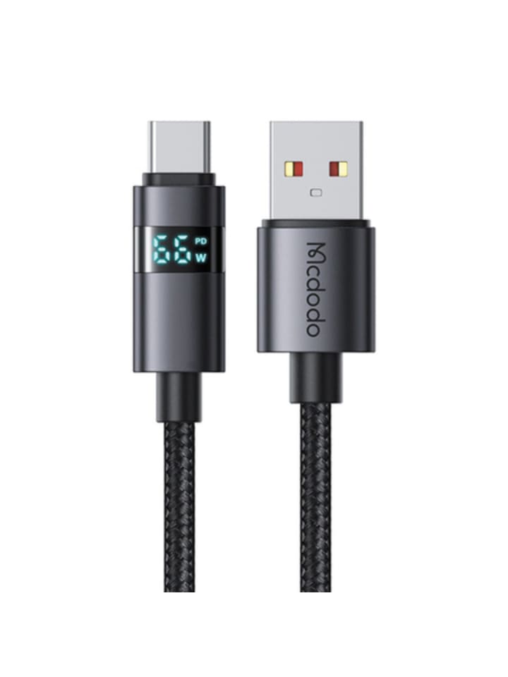 Mcdodo Mcdodo CA-6520 USB-A auf USB-C Kabel, 1,2m, 100W, 6A, Schnellladen in Schwarz günstig kaufen 120 cm