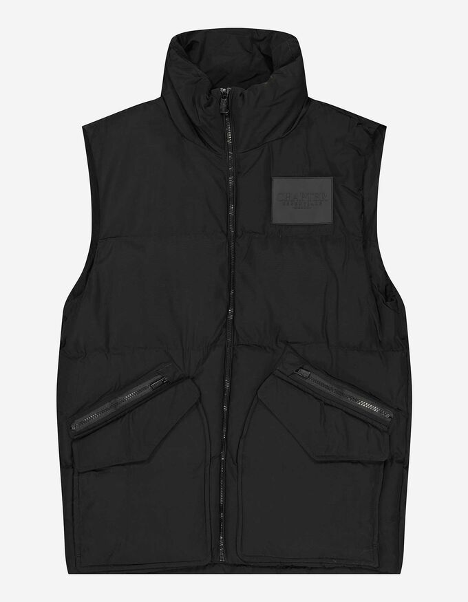 Herren Steppweste - Labelpatch