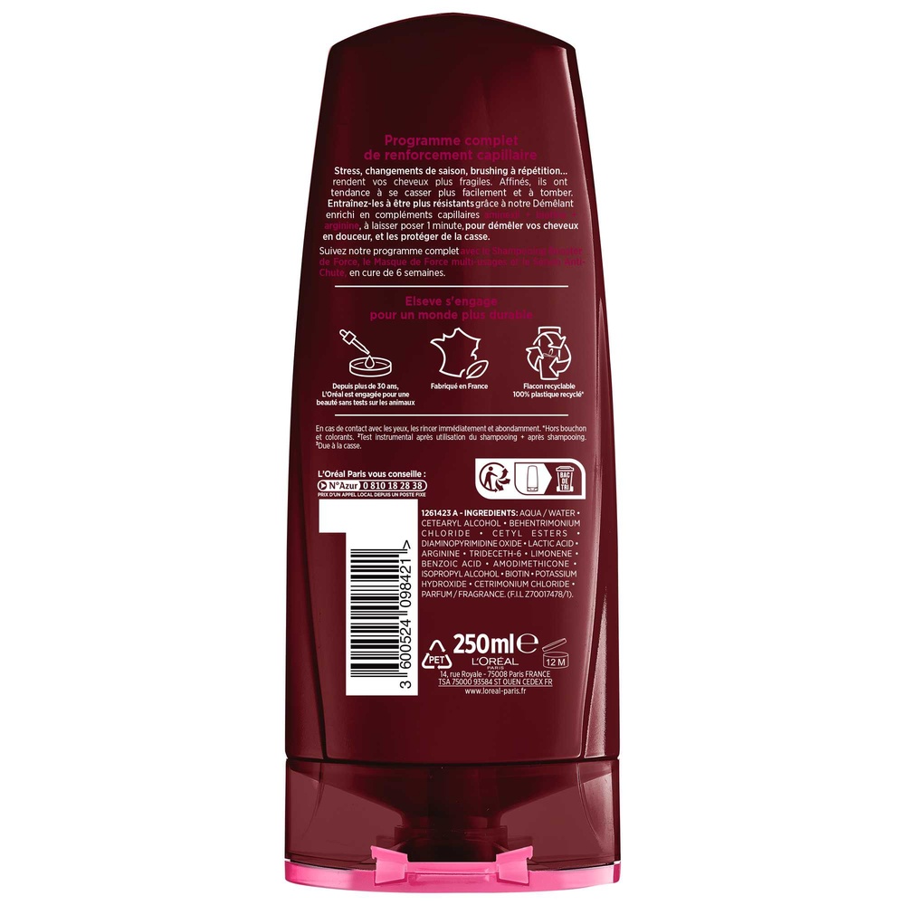 L'Oréal Paris Elseve Full Resist Démêlant 250ml Après-shampoing démêlant