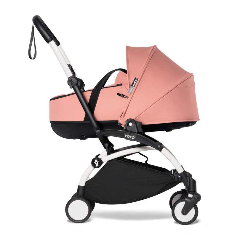 Poussette Yoyo2 4 roues châssis blanc nacelle ginger Babyzen