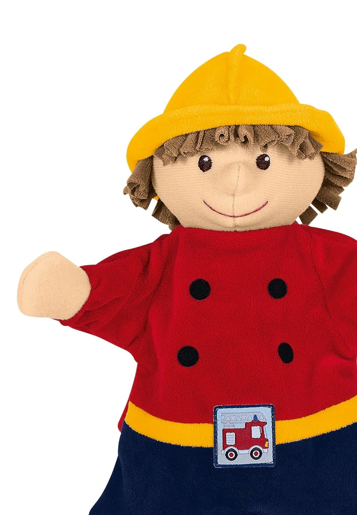 Handpuppe Feuerwehrmann, 27 cm fürs Kaspertheater