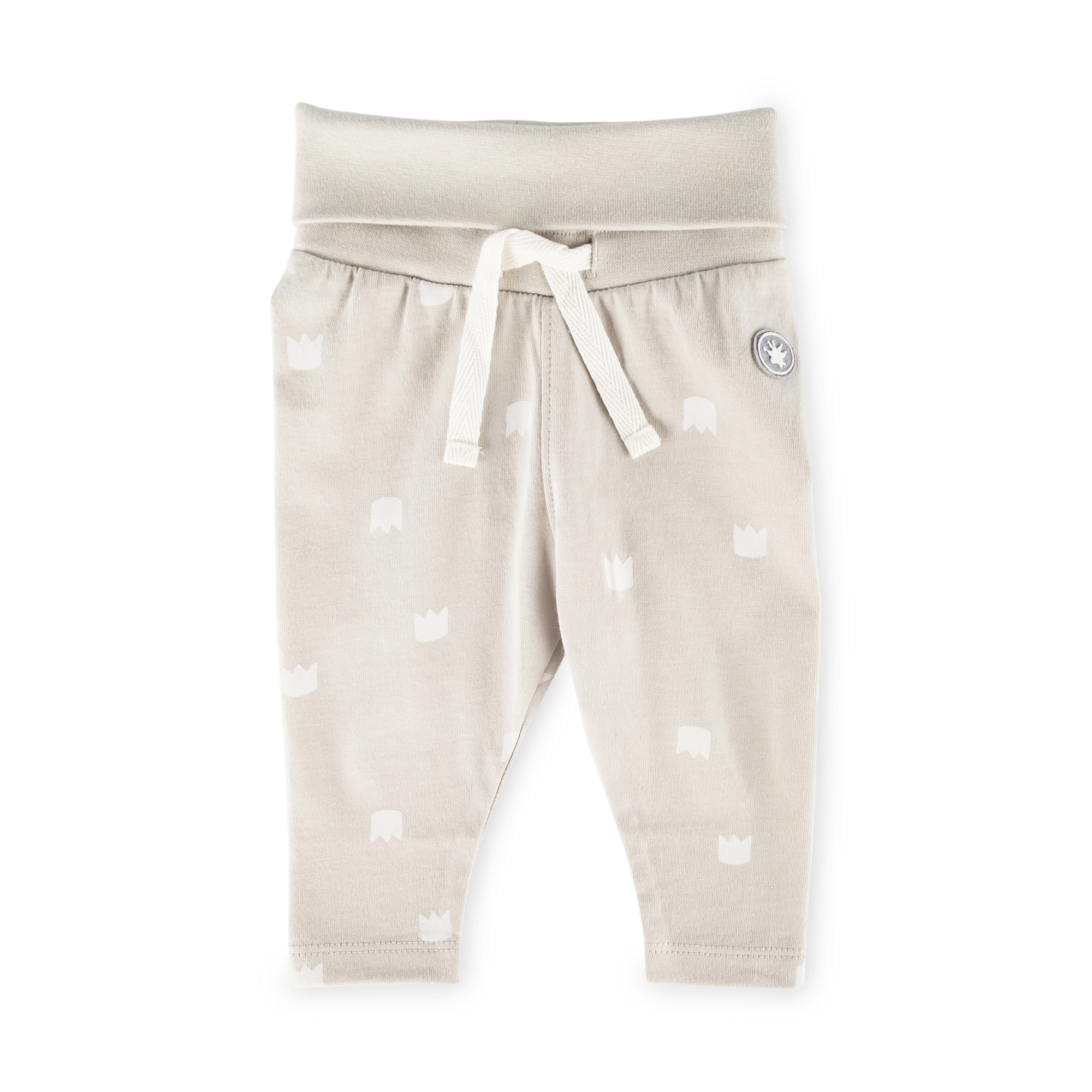 Baby Hose Krönchen Bär, beige