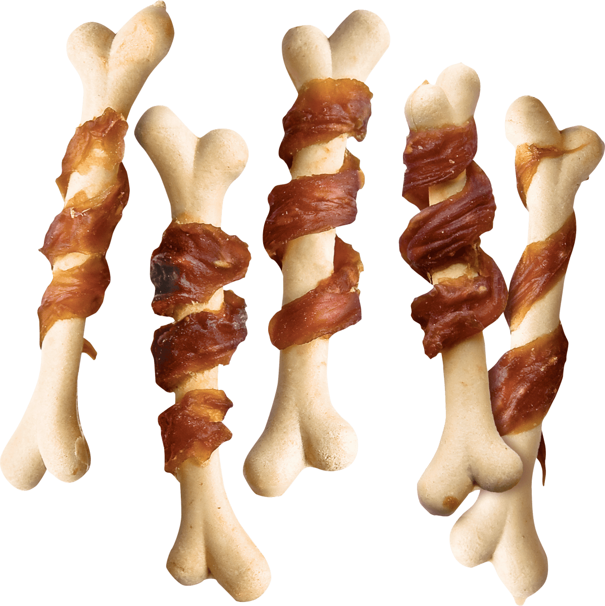 Hundeleckerli Calciumknochen mit Ente, Bonas pure duck, Adult, 80 g