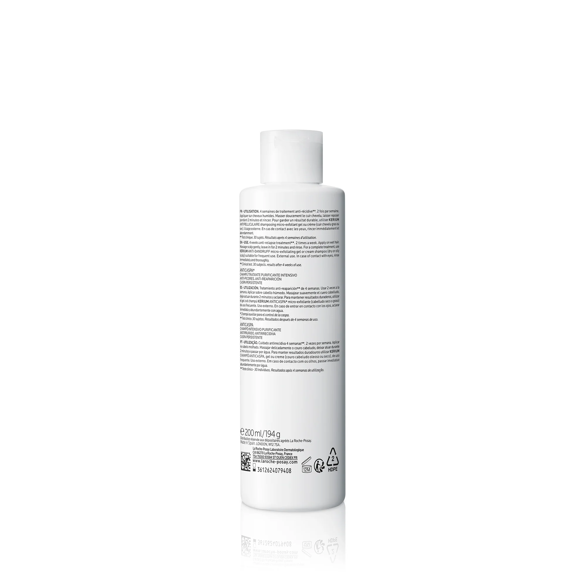 Kerium DS Intensieve Micro-Exfoliërende Shampoo met LHA en Piroctone Olamine - Anti-roosshampoo