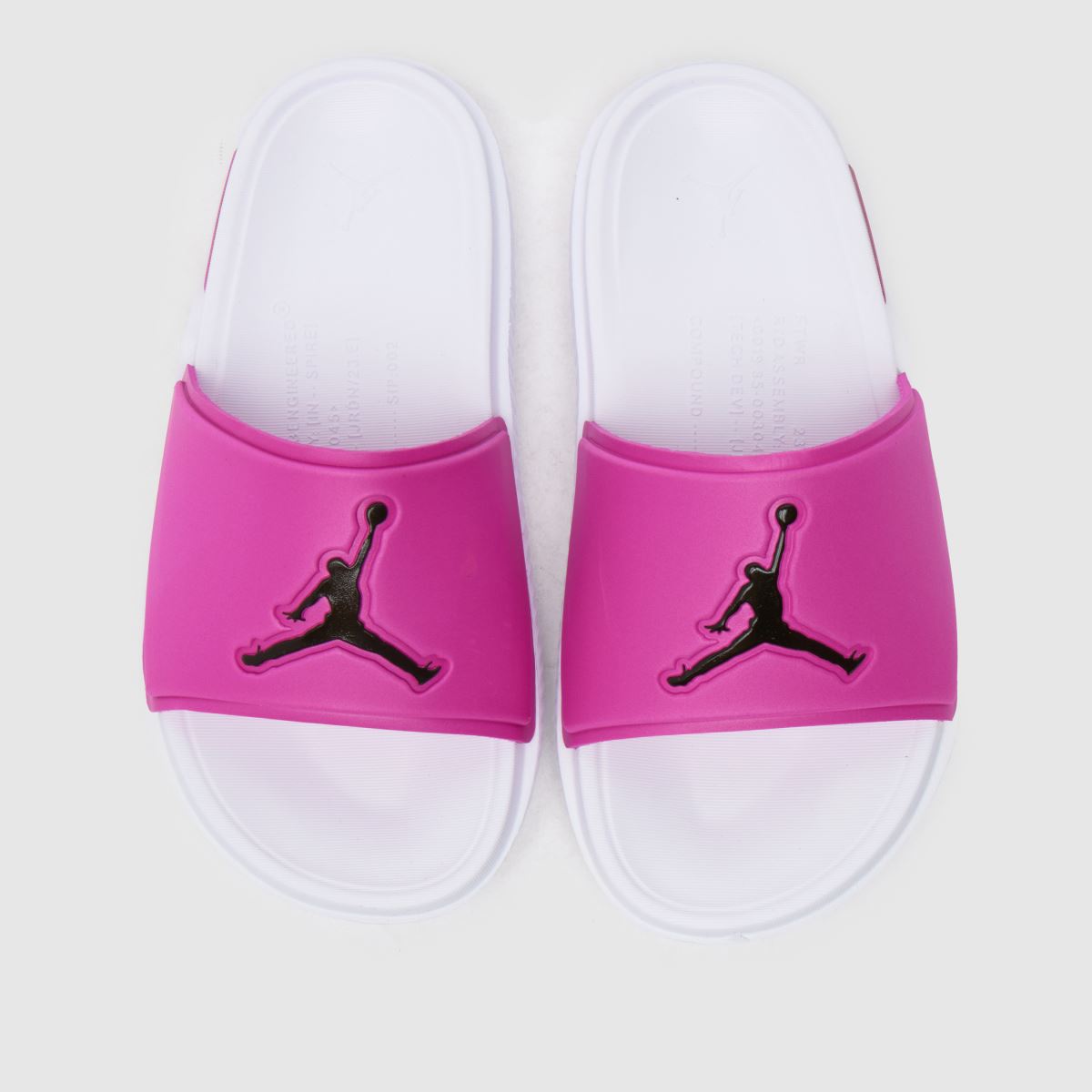 Nike Jordan fehér és rózsaszín Jumpman lány papucs