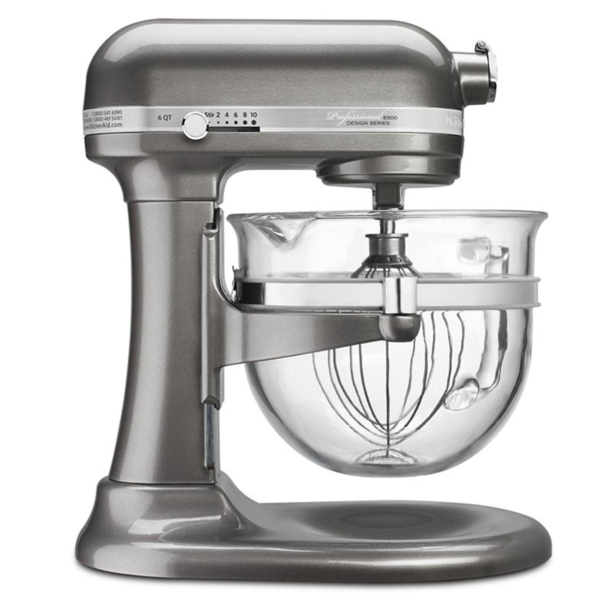 <p>Whether you need 13 dozen cookies for the school bake sale or shredded chicken for Taco Tuesday with friends and family, the KitchenAid&reg; Professional 6500 Design&trade; Series 6 Quart Bowl-Lift Stand Mixer has the capacity for every occasion.