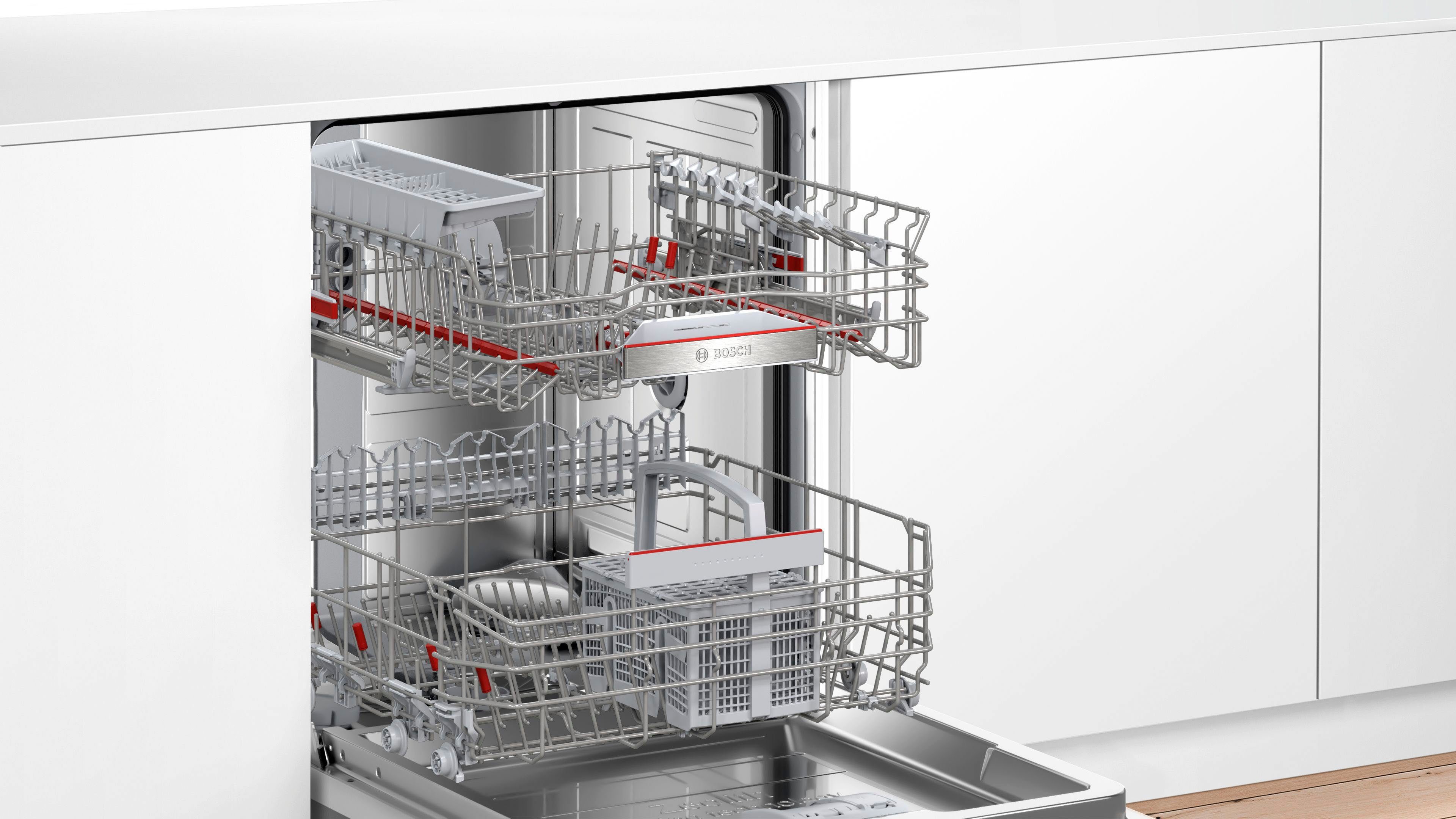 BOSCH teilintegrierbarer Geschirrspüler 6, SMI6YAS04E, 13 Maßgedecke