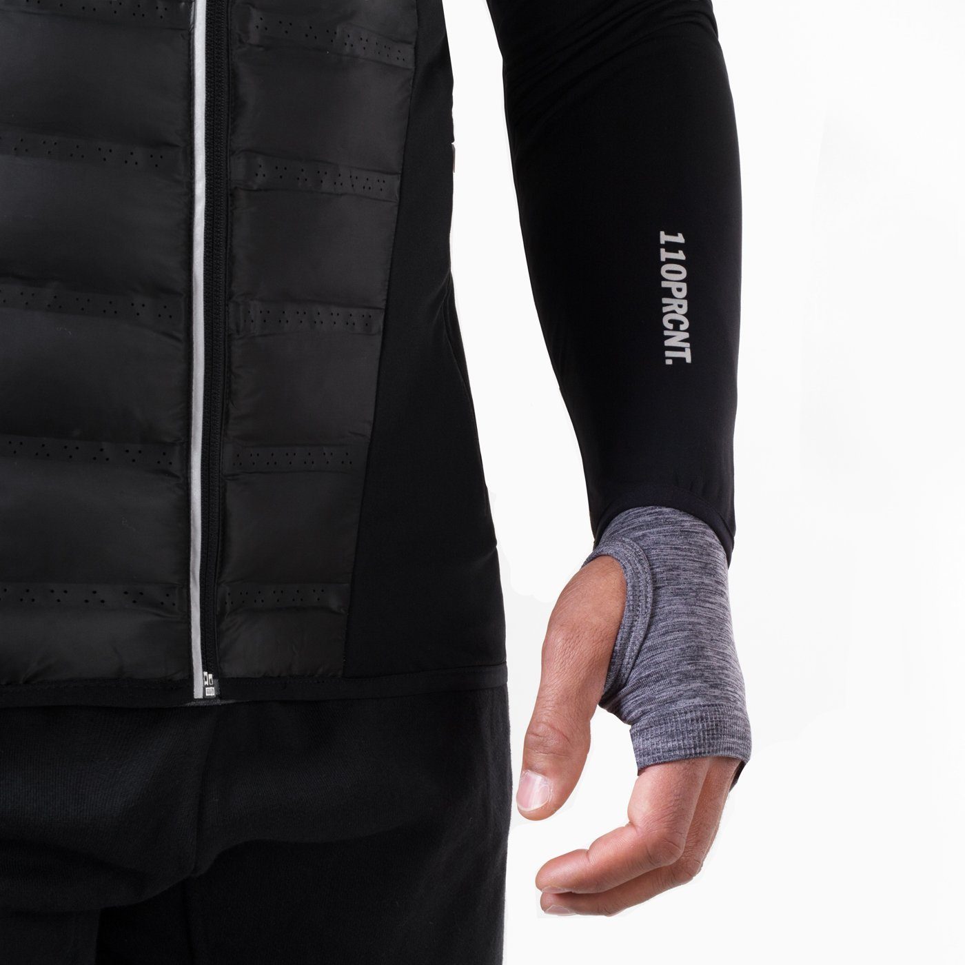 GYM AESTHETICS Funktionsjacke Ultrasonic Laufjacke für Herren Thermo-Managing