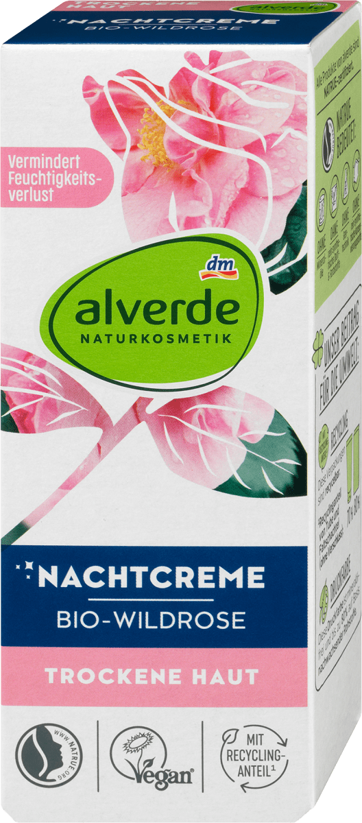 Nachtcreme Wildrose, 50 ml