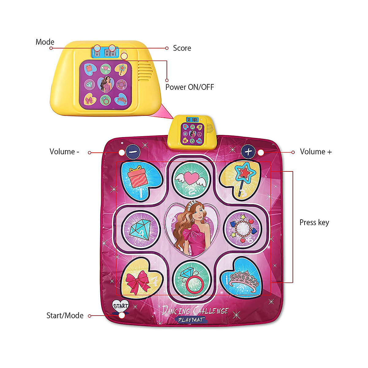 Tanzmatte Spielzeug für Kinder