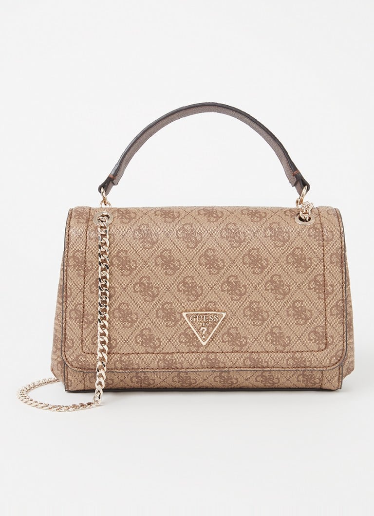 Borsa a tracolla GUESS Noelle con stampa logo