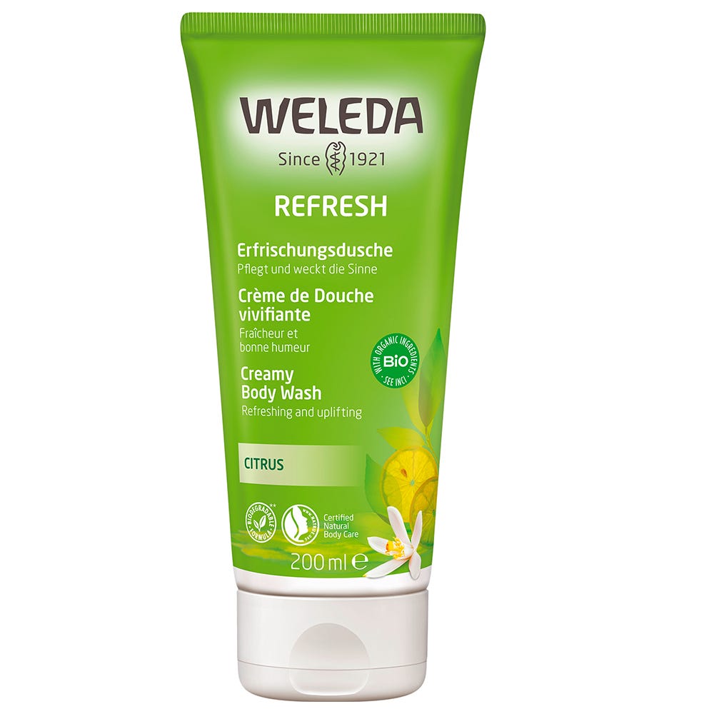 Weleda Refresh Erfrischungsdusche Citrus 200 ml