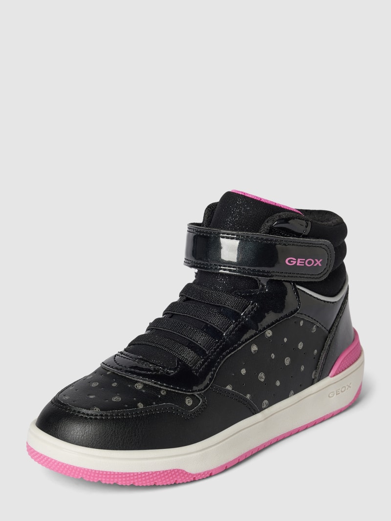 Sneaker mit Effektgarn Modell 'WASHIBA' in schwarz