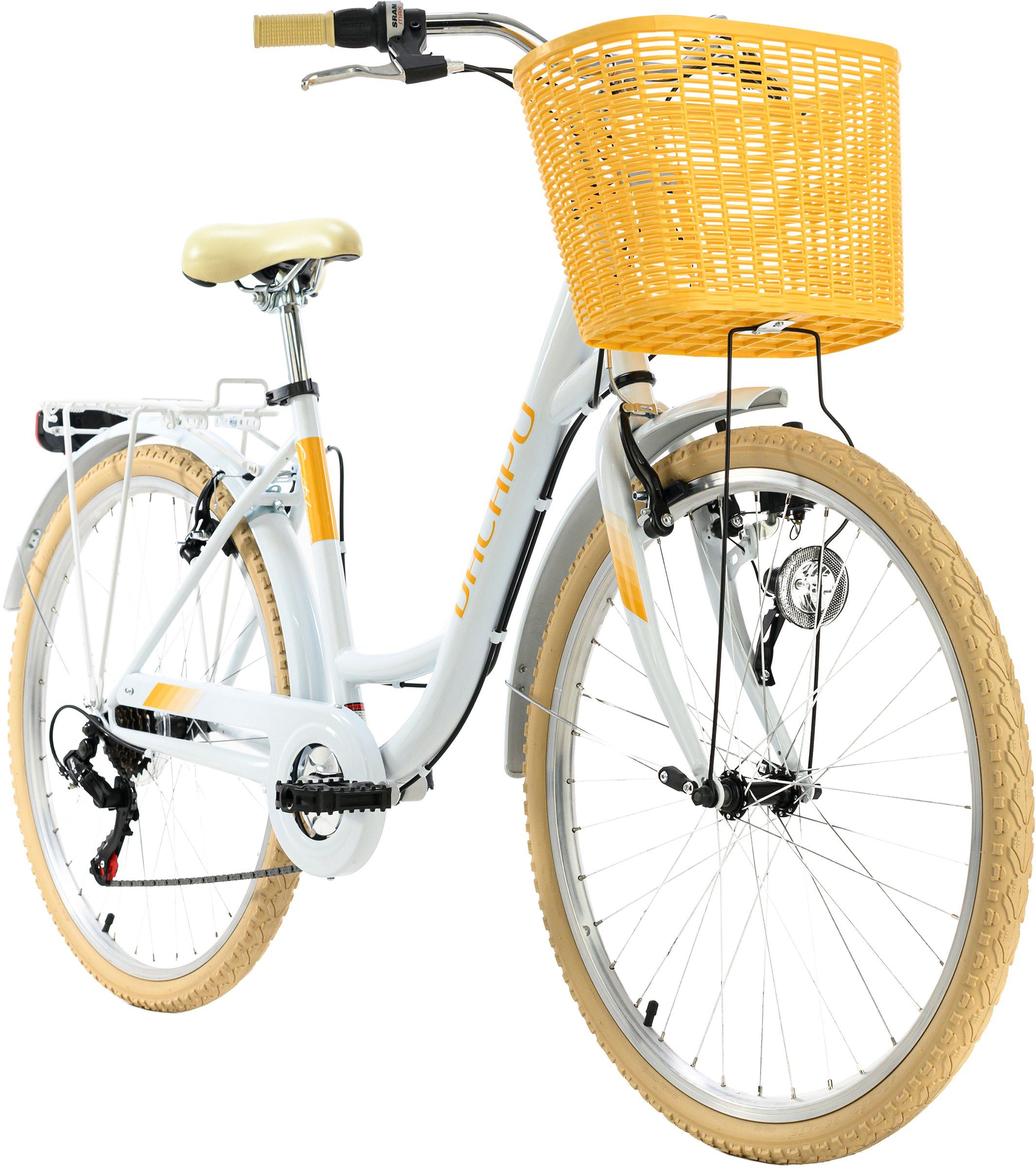 KS Cycling Cityrad Cantaloupe, 6 Gang Shimano Tourney Schaltwerk, Kettenschaltung