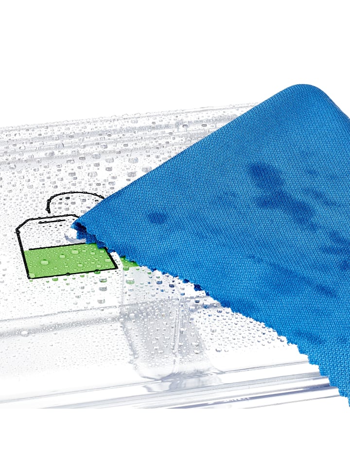 relaxdays Teebox in Transparent - (B)21,5 x (H)9 x (T)15 cm günstig kaufen onesize