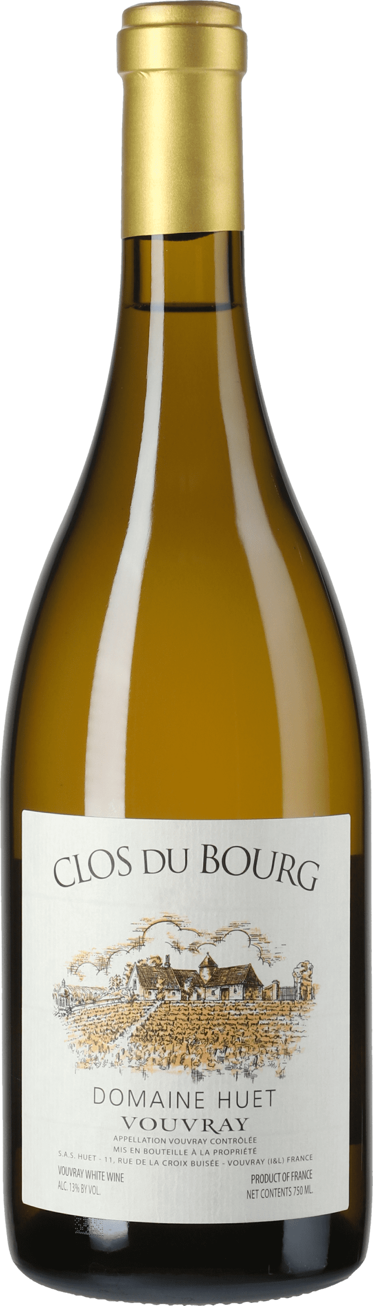 Huet: Vouvray Clos du Bourg sec 2021