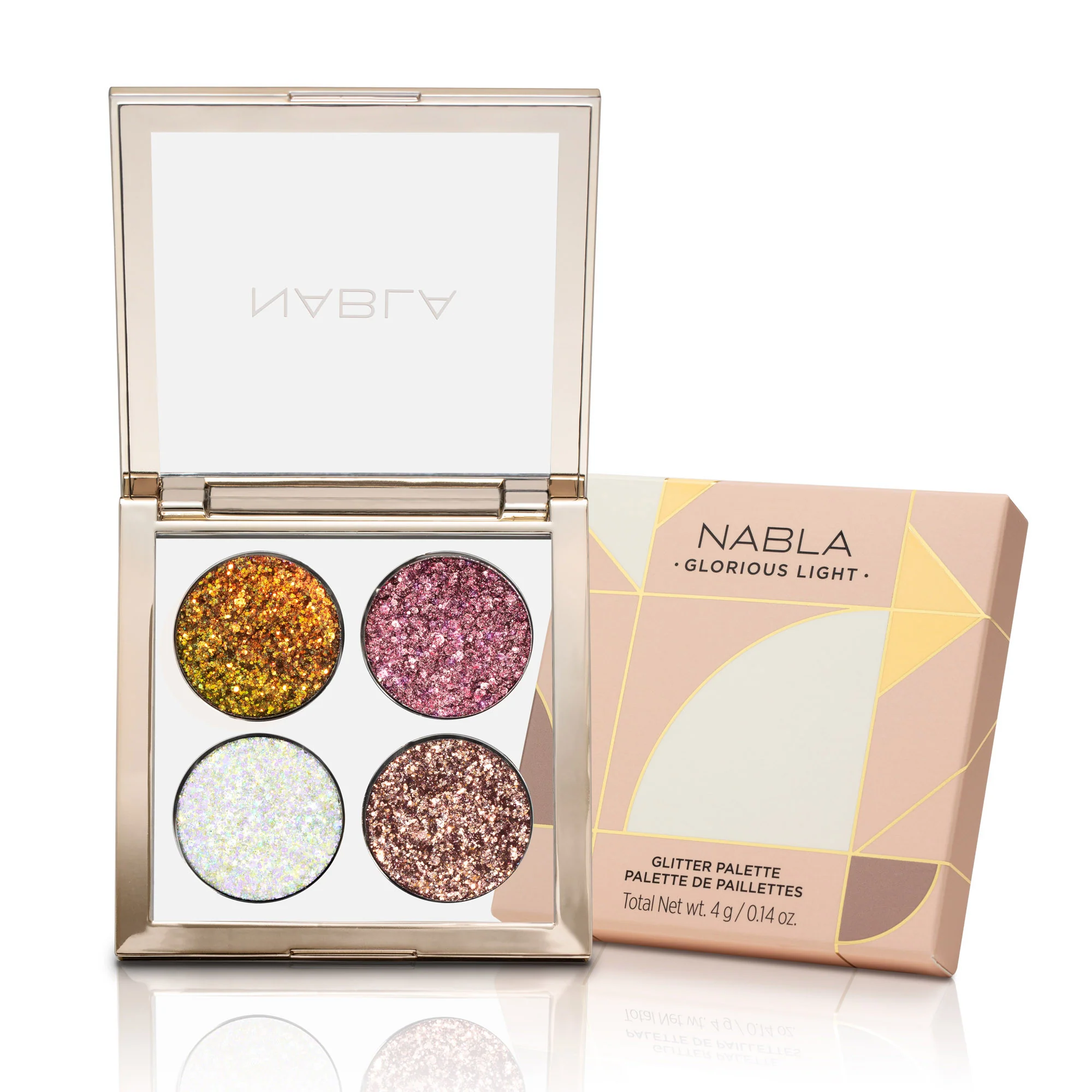 Glorious Lights Glitzerpalette – Lidschattenpalette, Gesichtspalette