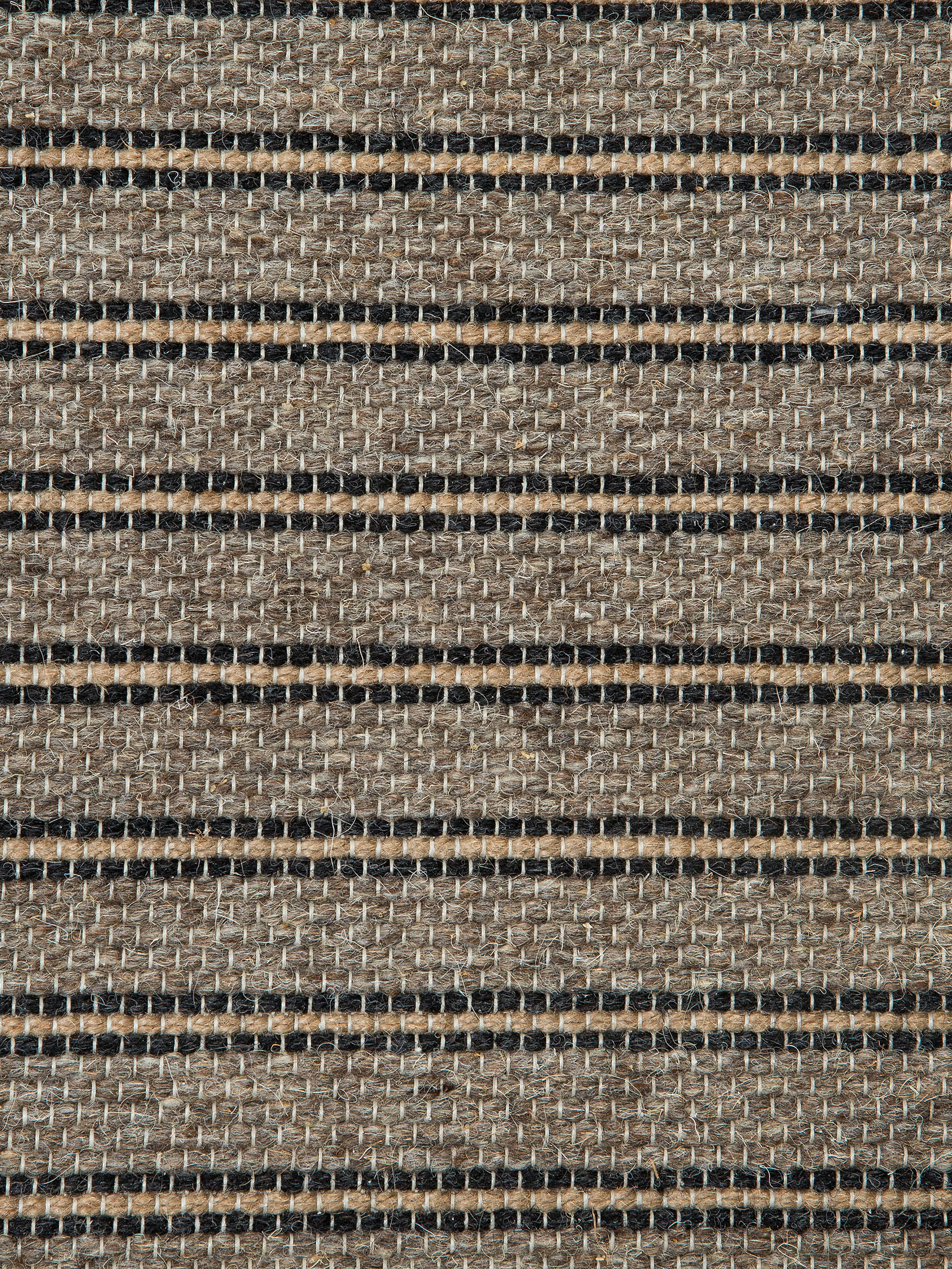 Svansbjerg Moderner Teppich, Braun/Schwarz