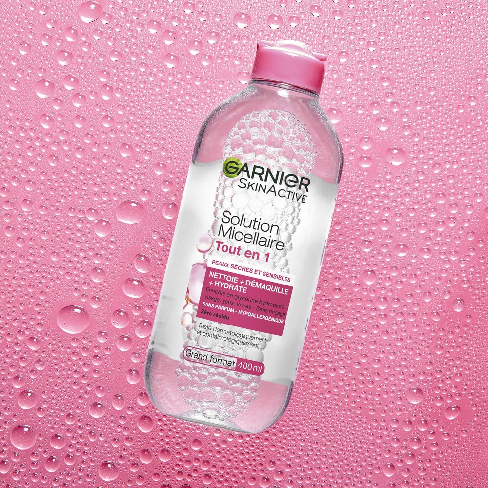 garnier SkinActive Solution Micellaire Tout En 1 Peaux Sèches et Sensibles
