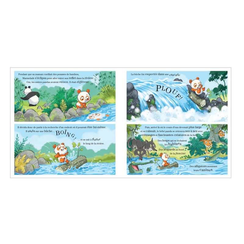 Livre Marmelade, un drôle de petit panda - Albin Michel jeunesse