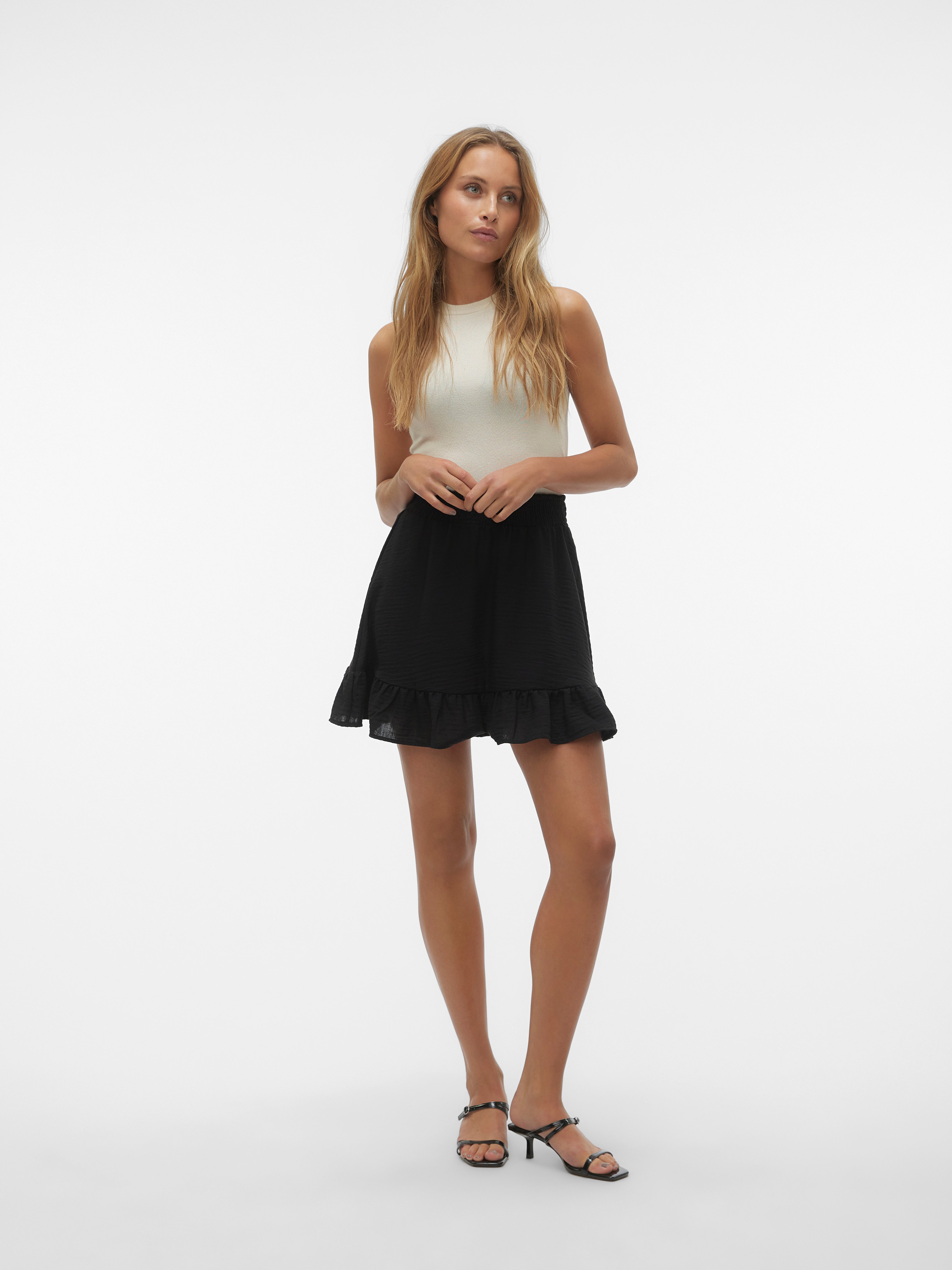 VMCHRIS Hohe Taille Kurzer Rock