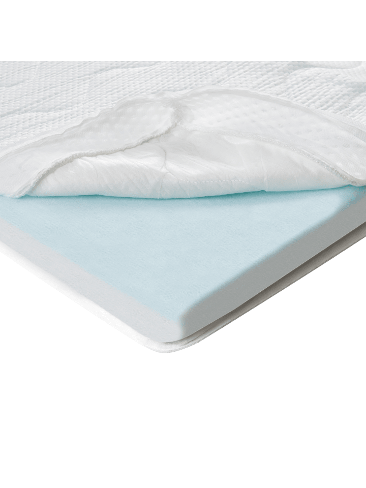 Beliani Topper FROSTY in Weiß - (W) 90 x (H) 6 x (L) 200 cm günstig kaufen onesize