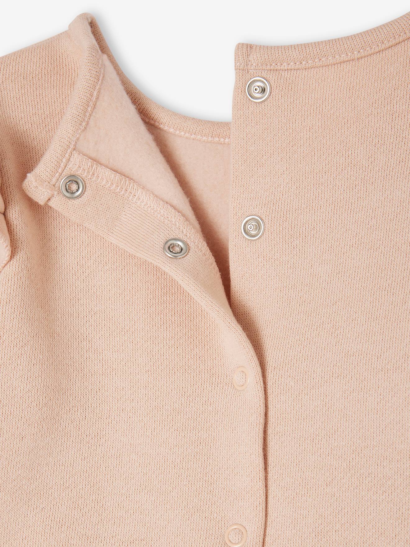 Vertbaudet Baby-Set: Sweatshirt & Hose - grau meliert