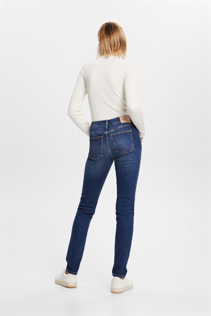 Schmale Jeans mit mittlerer Bundhöhe
