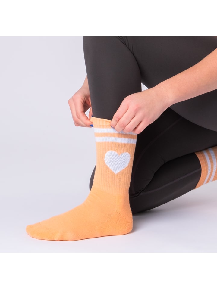 Occulto 3er Pack Herz Tennis Socken Venus in Grün/Orange günstig kaufen