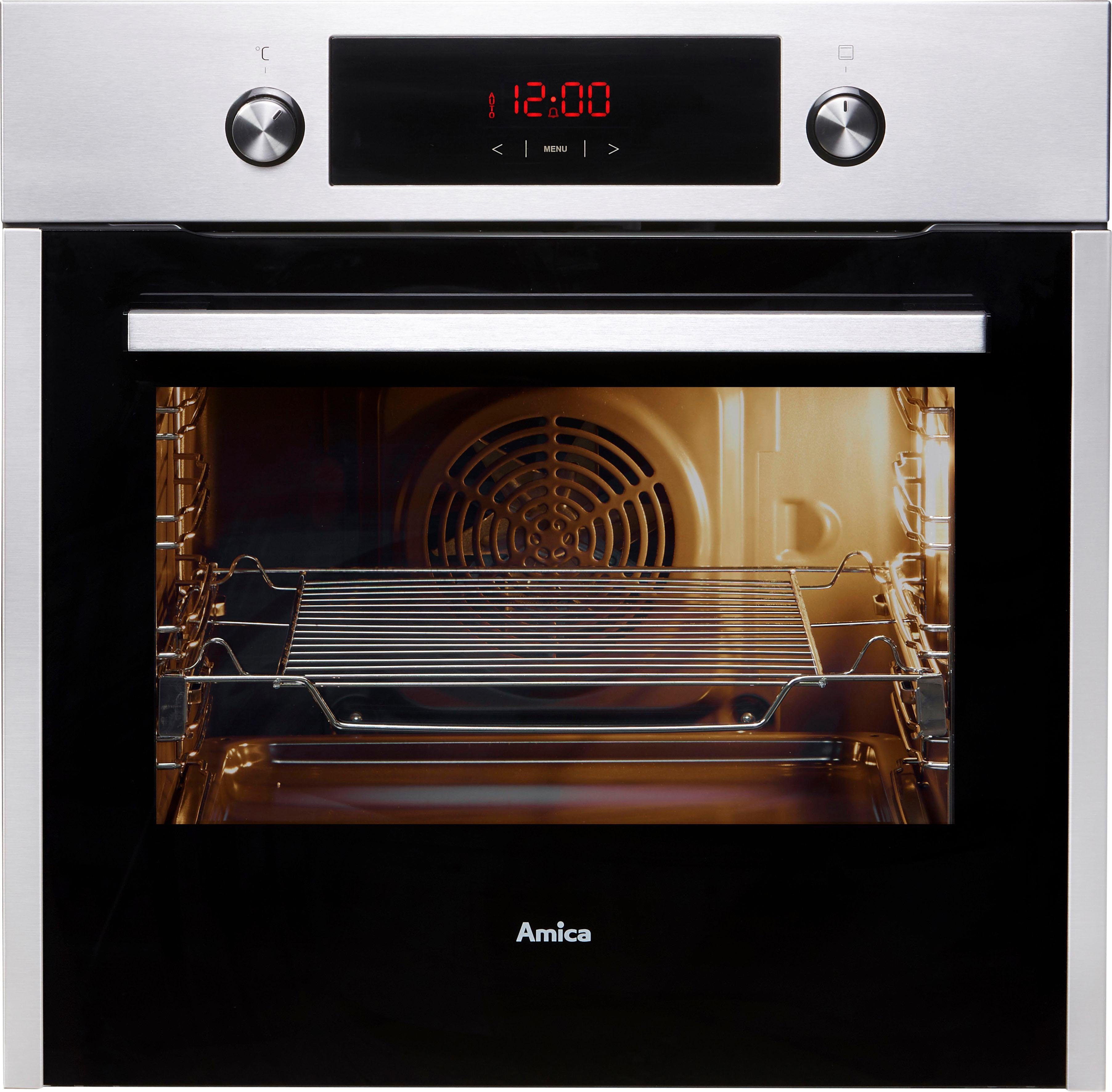 Amica Einbaubackofen EB 944 100 E, mit 1-fach-Teleskopauszug, Steam Clean