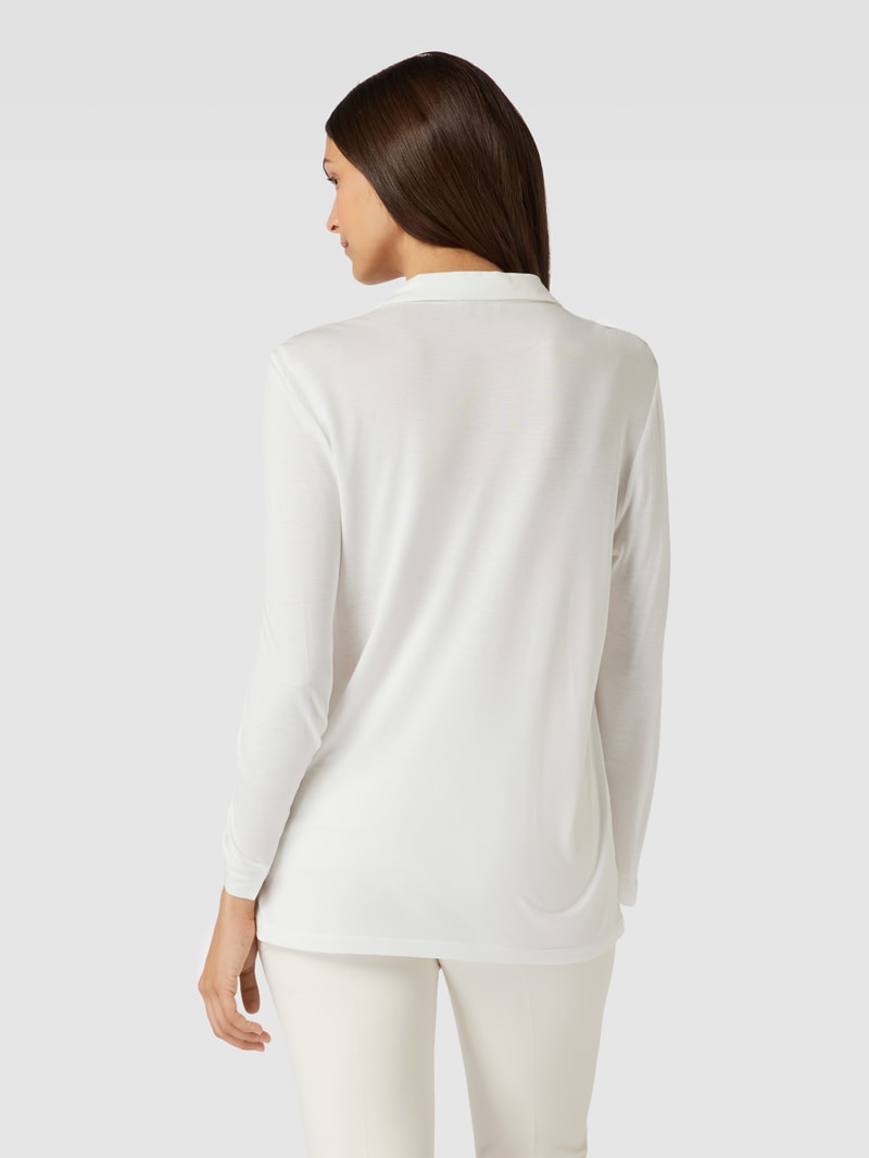 Blusenshirt aus Viskose in offwhite