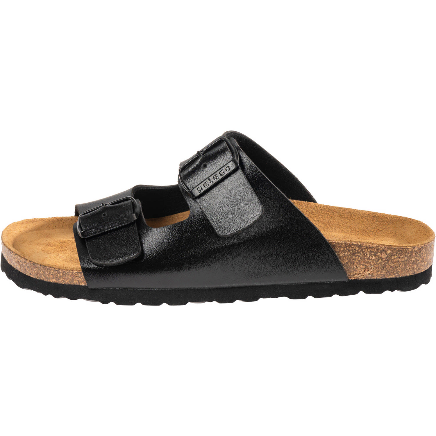 Palado Korfu PF, Pantoletten, Damen, Metallic Schwarz