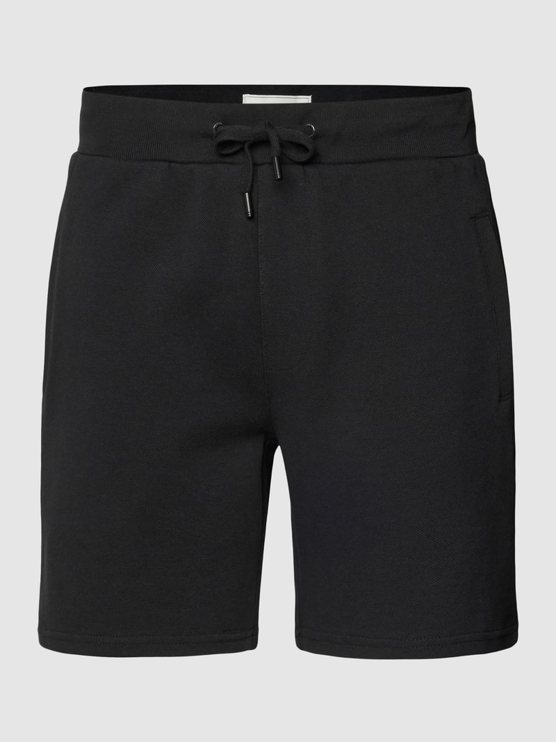 Sweatshorts mit Eingrifftaschen Modell 'Mavis' in schwarz