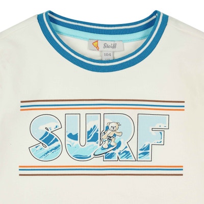 T-Shirt kurzarm, weiß für Jungs