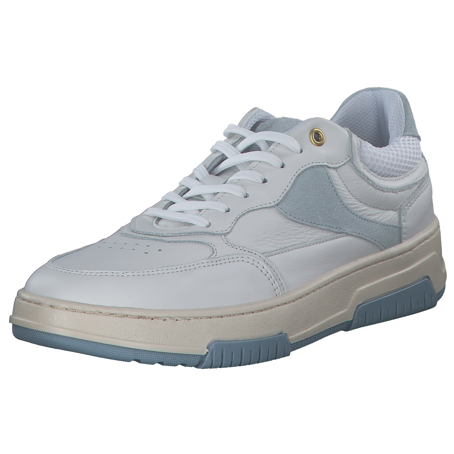 Palado S2-2210, Schnürschuhe, Damen, Weiß/Blau