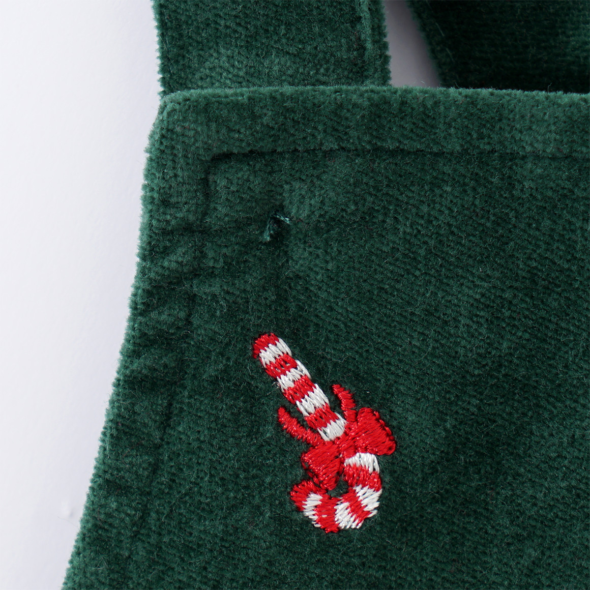Mädchen Weihnachtskleid und Langarmshirt dunkelgrün / rot