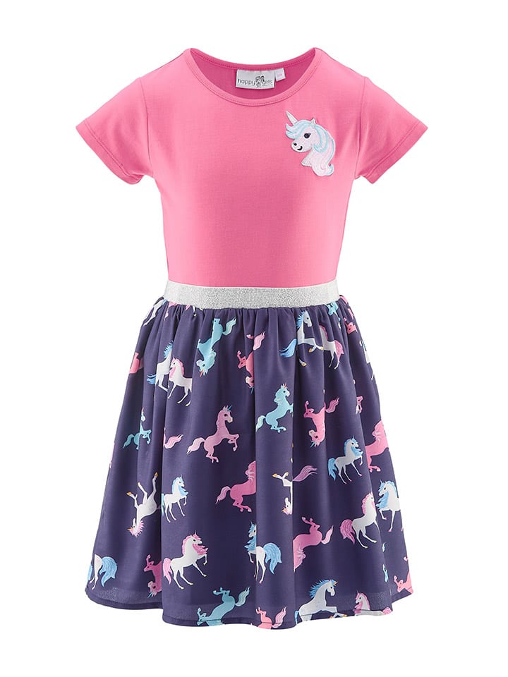 happy girls by Eisend Kleid in Pink/ Dunkelblau günstig kaufen