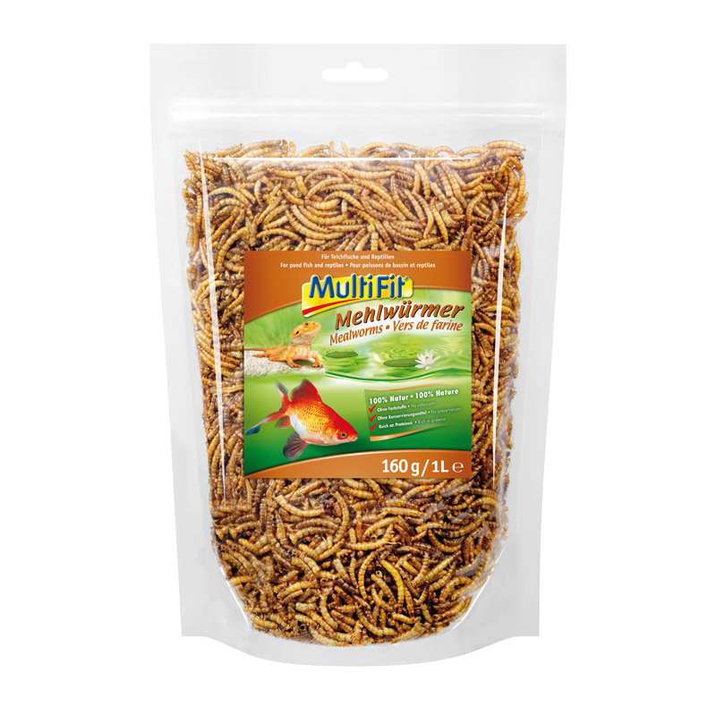 MultiFit Ergänzungsfutter MultiFit Mehlwürmer 160g