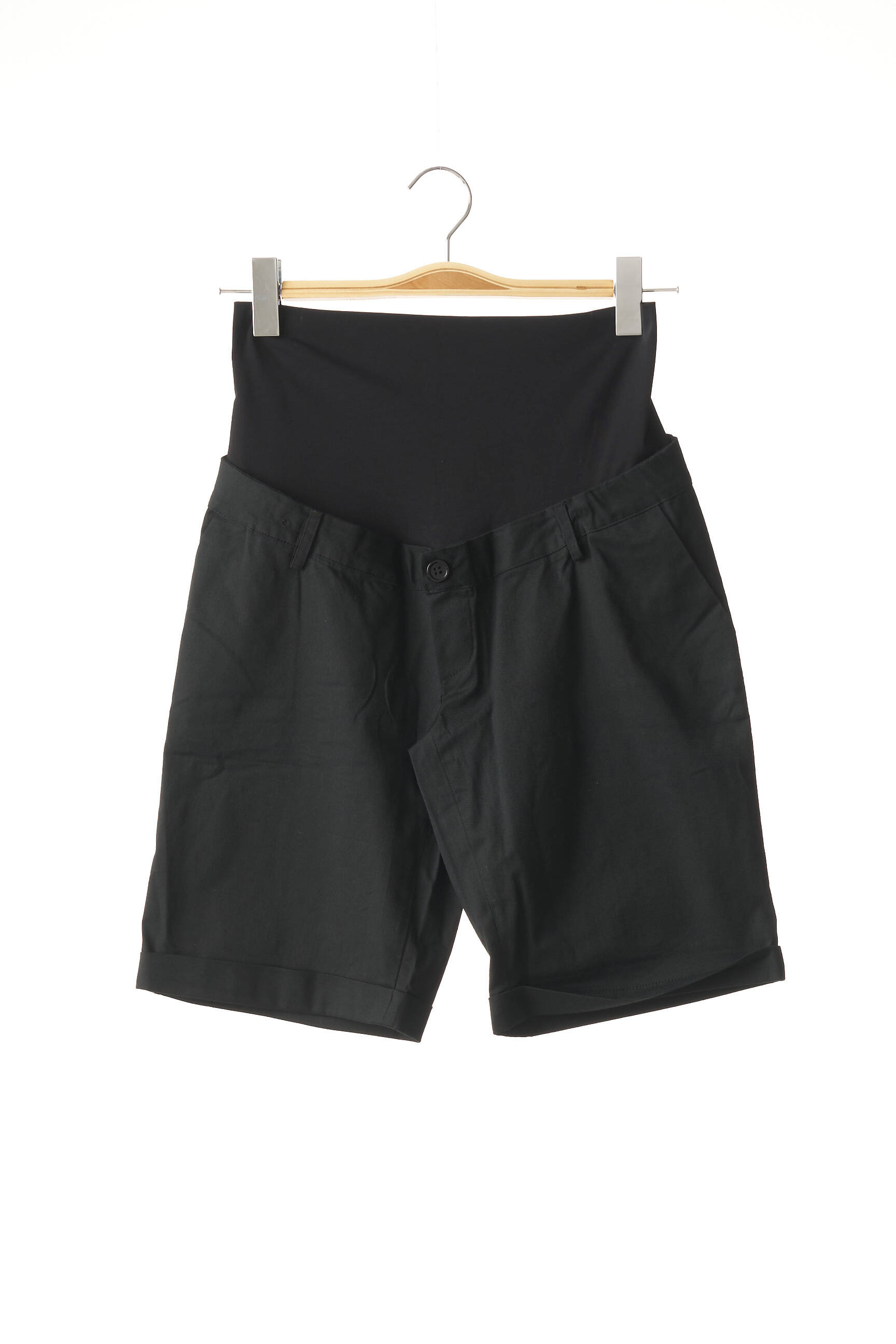 Menonove Shortsbermudas Maternite Femme couleur noir