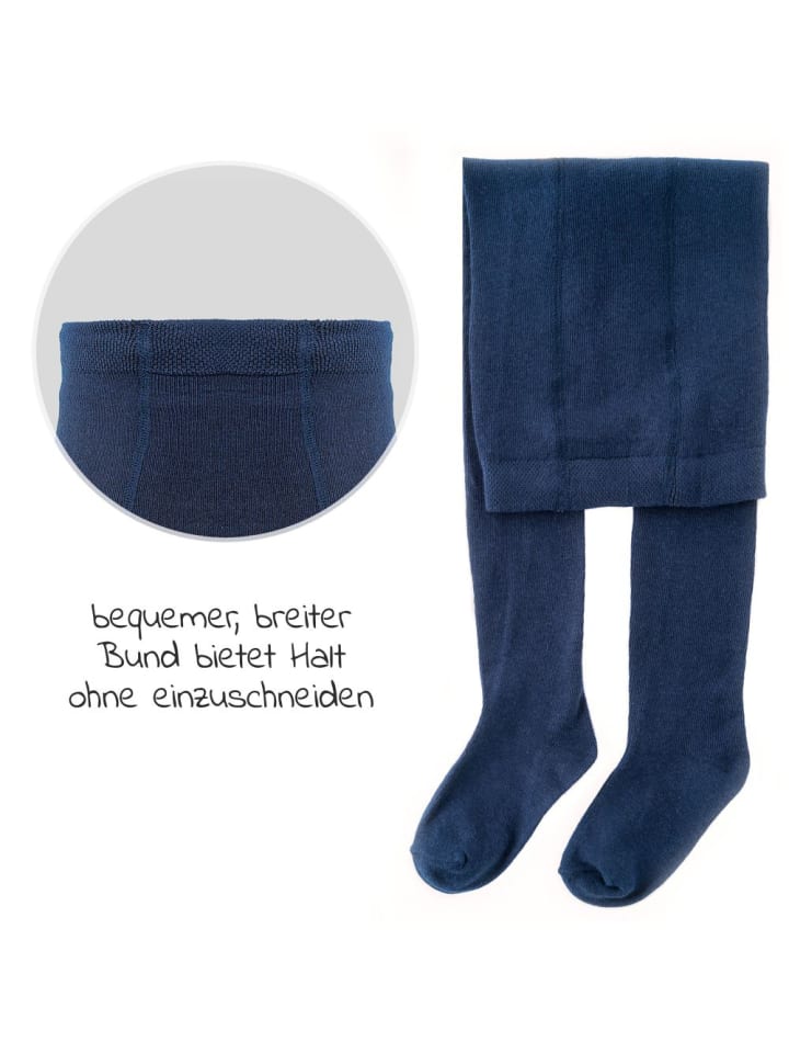 LaLoona Strumpfhose 4er Pack - Marine Grau-Melange - in blau,grau günstig kaufen