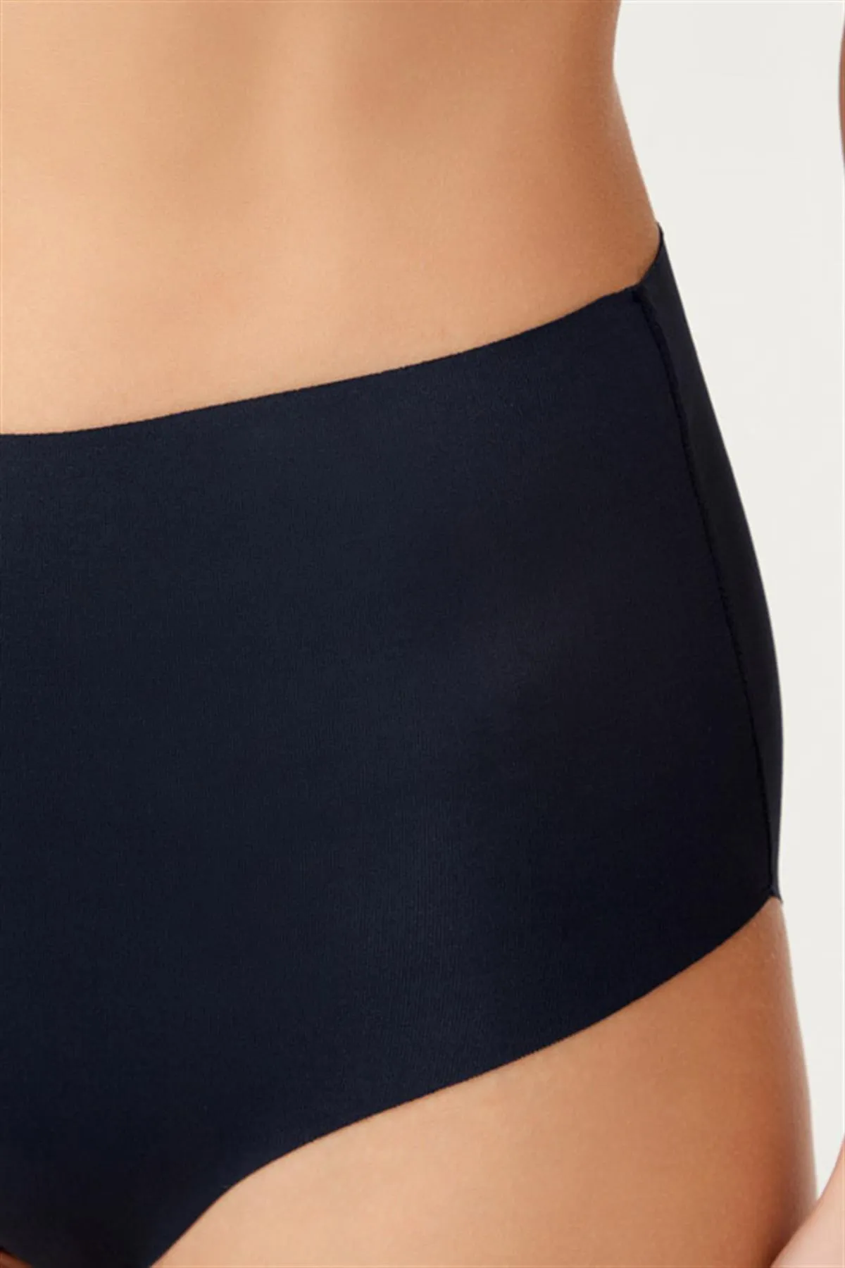 Cottonhill  Lasergeschnittene Basic-Bikini-Höschen mit hoher Taille, 3er-Pack – 7