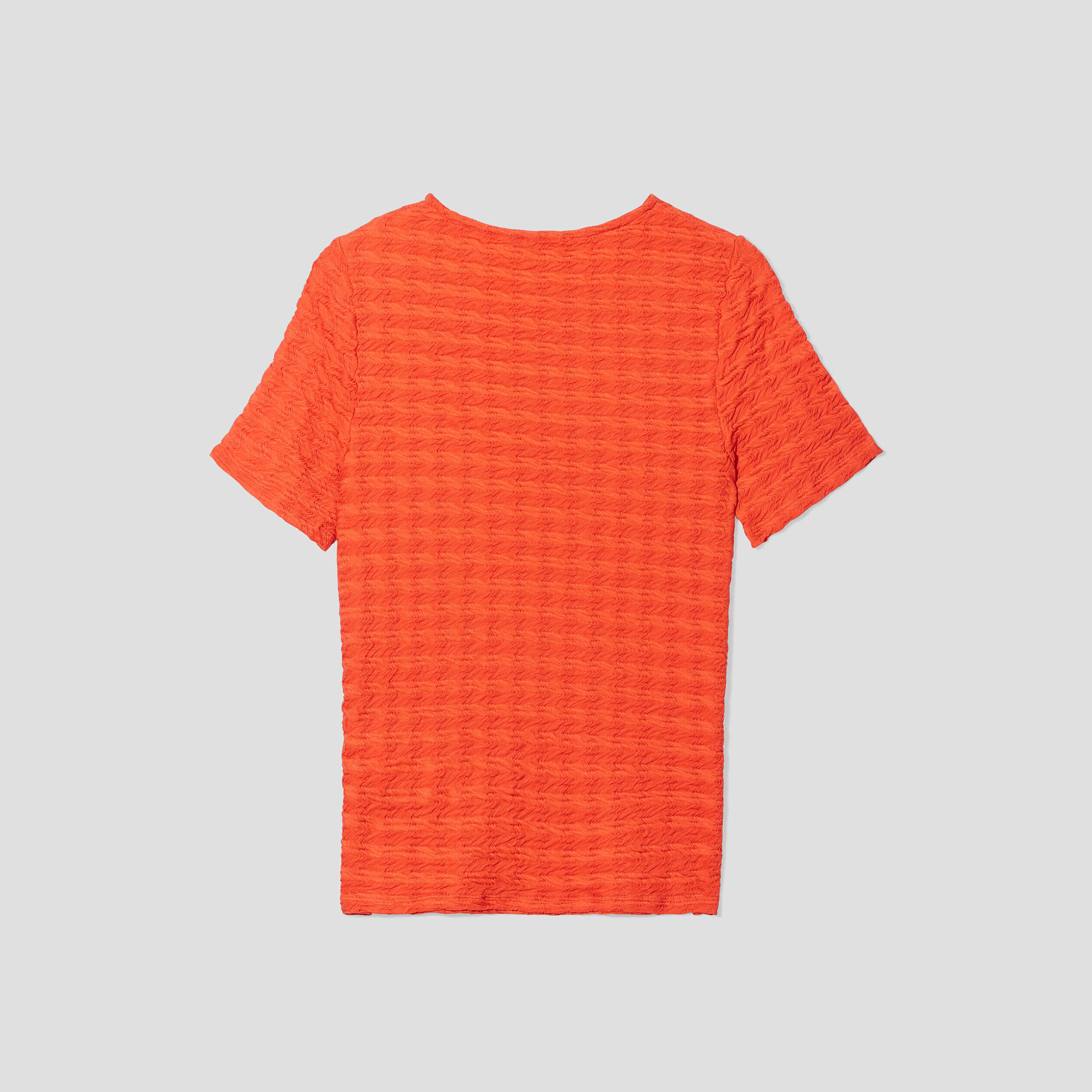 T-shirt manches courtes rouge femme | Cache Cache