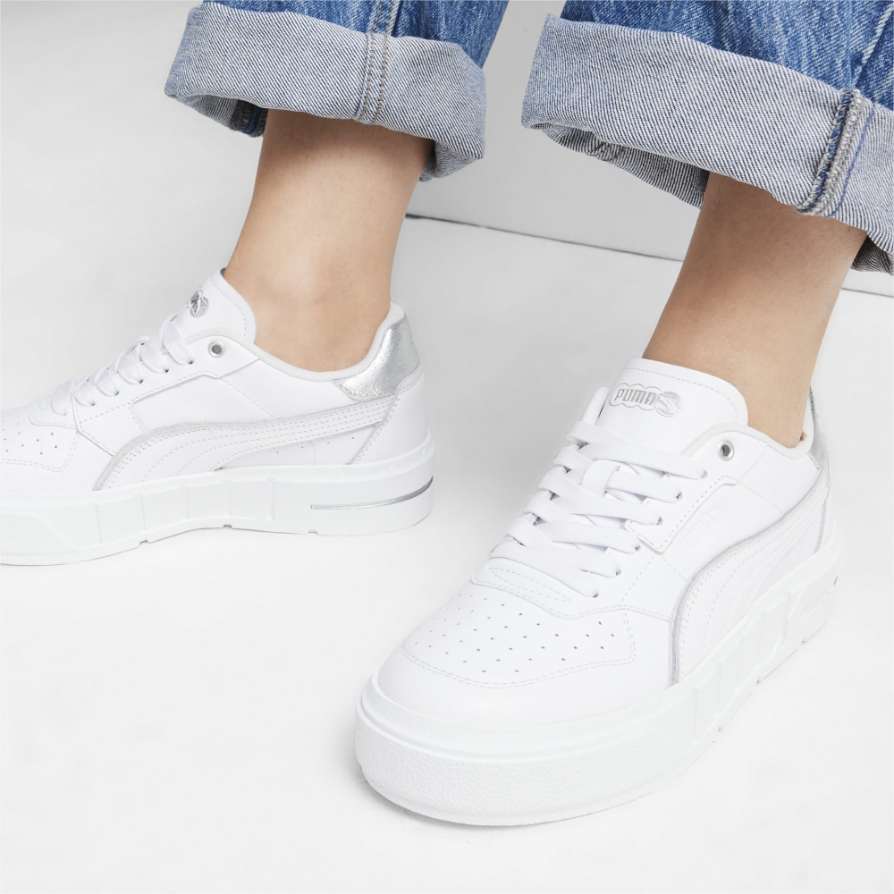 PUMA Cali Court Metallic 393768_02 / weiss